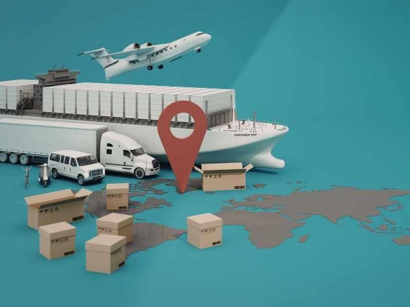 Un mapa conceptual minimalista sobre los desafíos logísticos y financieros en Latinoamérica para nuevos negocios.